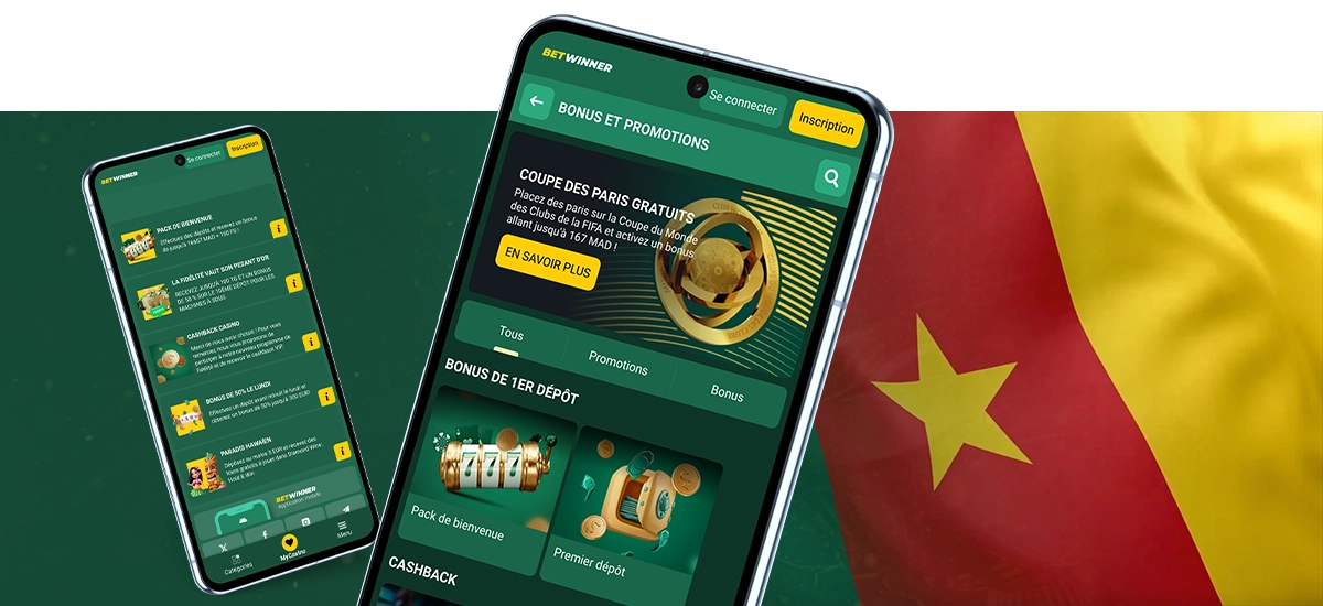 betwinner bonus Cameroun